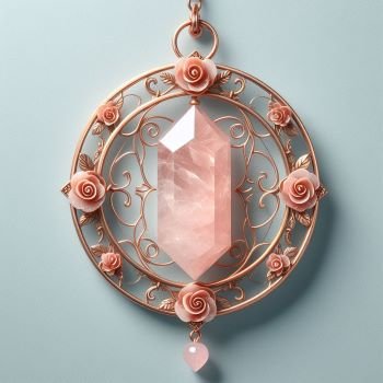 rose quartz pendulum