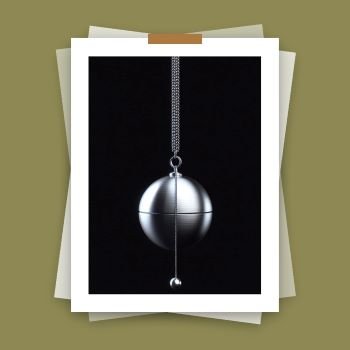 silver pendulum